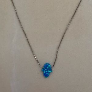 925 Silver Hamsa Necklace